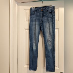 Old Navy Wow Medium Rise Super Skinny Medium Wash Jeans - size 0